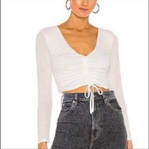 Lovers + Friends Long Sleeved Crop Capri Top | Small | NWT